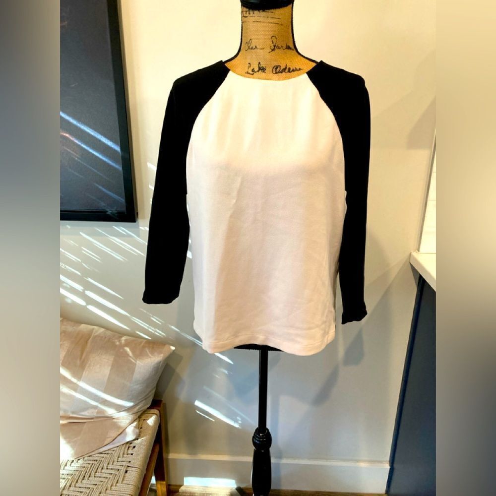 NWOT J.Crew Gabardine Upscale Baseball Tee 2